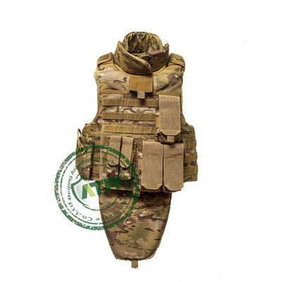 Flexible UHWMPE Bulletproof Concealed Military Ballistic Vest Full Body